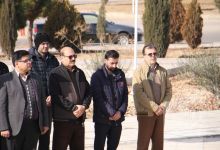 گزارش تصویری مراسم غبار روبی مزار شهدا